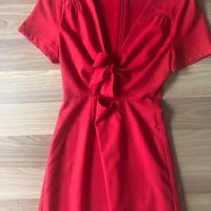 Urban outfitters red mini dress